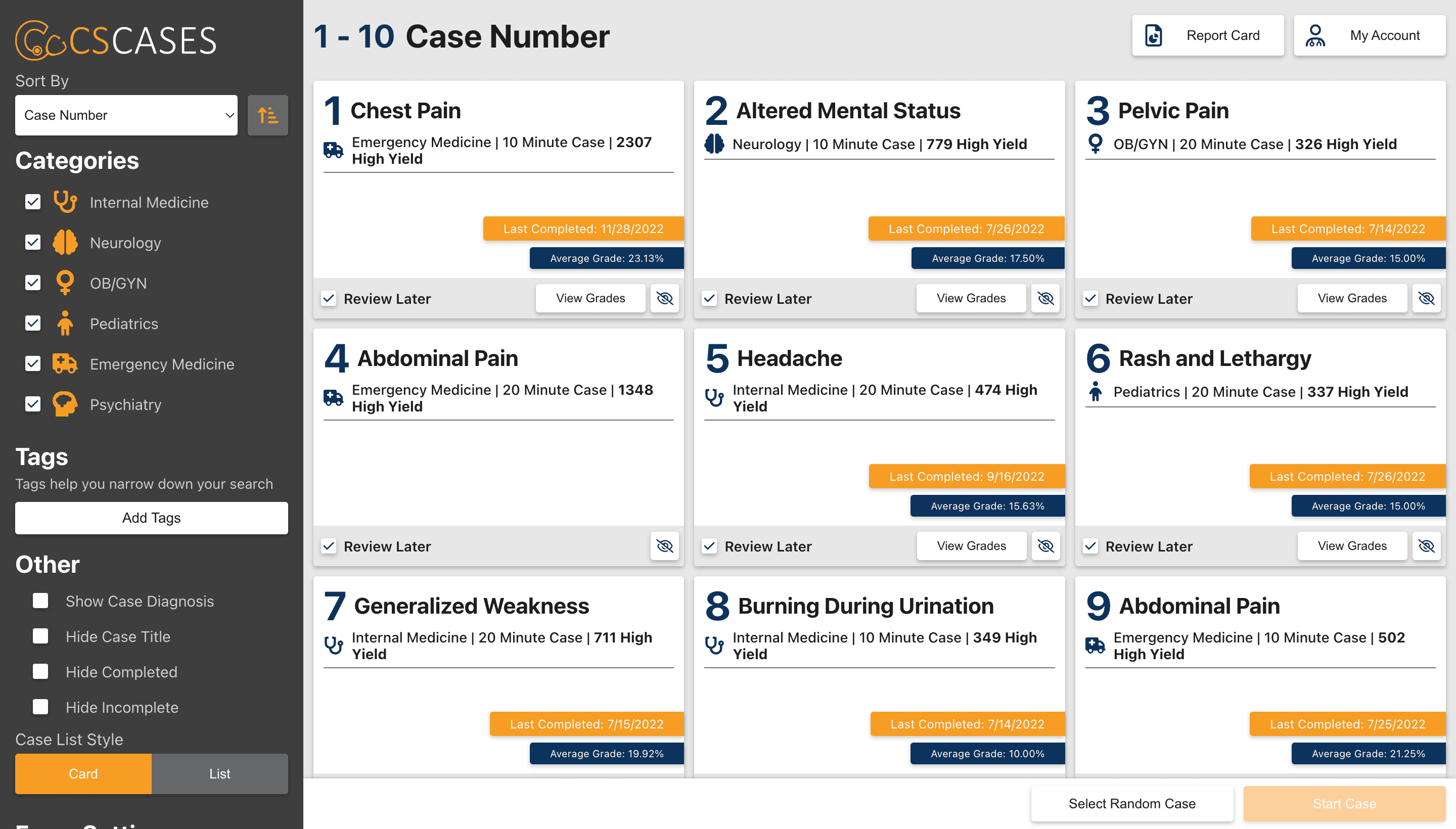 CCS Cases Platform